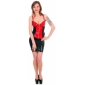 Black & Red Latex Basque by Taboo