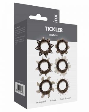 Tickler Textured Ring Set