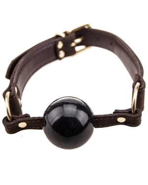 BOUND Nubuck Leather Solid Ball Gag