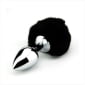 Furry Fantasy Black Bunny Tail Butt Plug