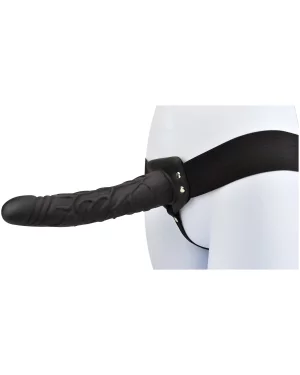 Loving Joy 9 Inch Hollow Strap On Black
