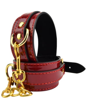 Bound to Please Red Ankle Cuffs (1)