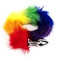 Furry Fantasy Rainbow Tail Butt Plug (1)