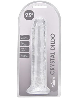 Loving Joy 9.5 Inch Suction Cup Dildo Clear