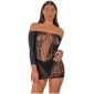 Lace by LJ Off the Shoulder Mini Dress Black