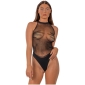 Lace by LJ Opaque Bodysuit Black