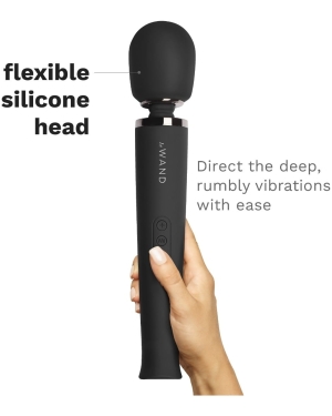 LE WAND RECHARGEABLE MASSAGER BLACK