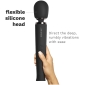 LE WAND RECHARGEABLE MASSAGER BLACK