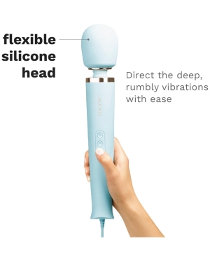 LE WAND POWERFUL PLUG IN VIBRATING MASSAGER LIGHT BLUE