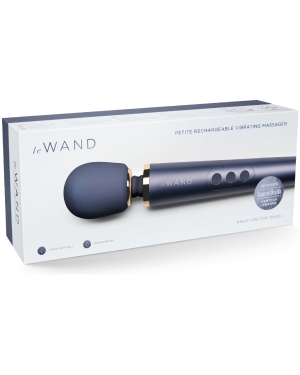 Le Wand Petite Rechargeable Vibrating Massager Navy