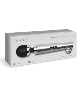 Le Wand Diecast Rechargeable Massager Silver